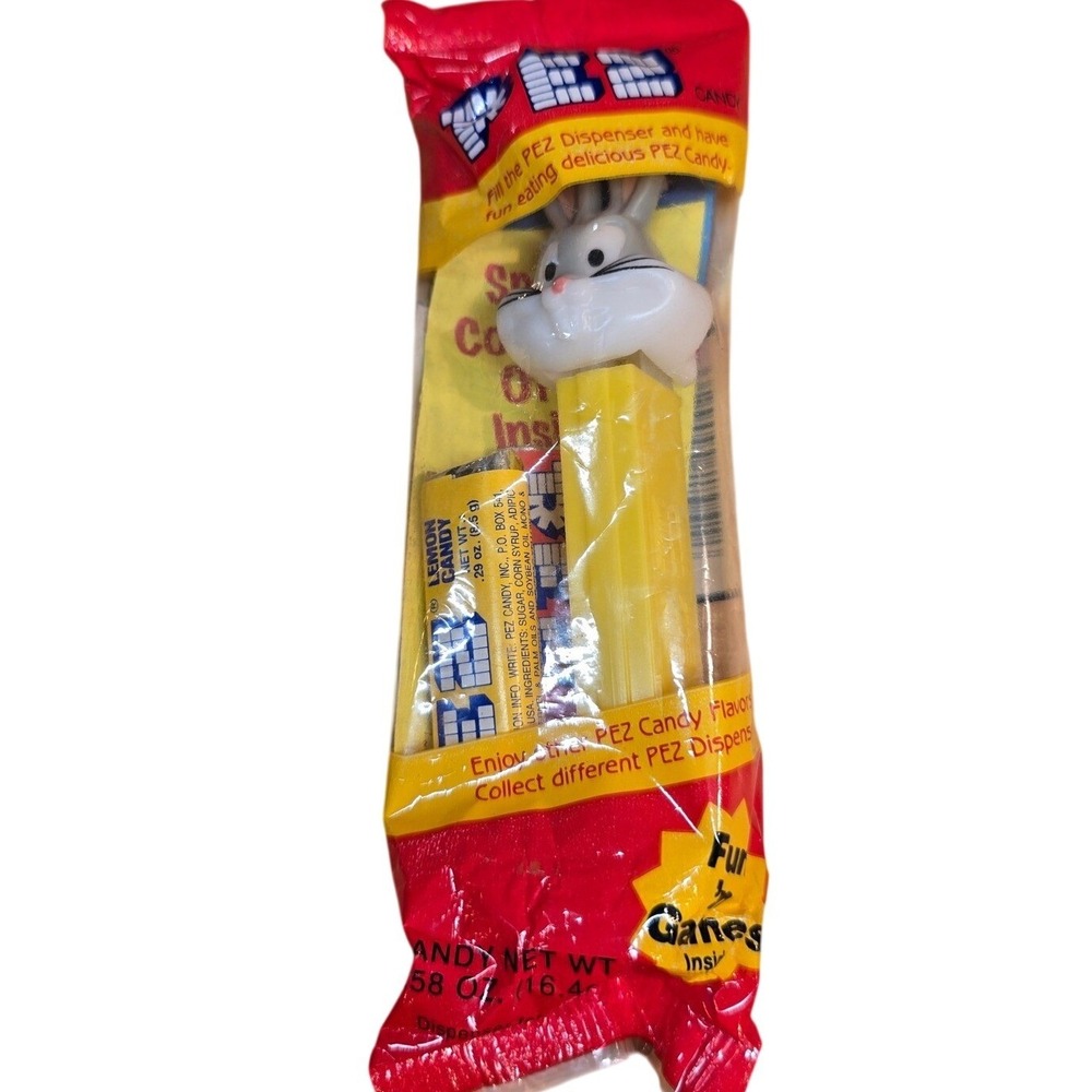 Bugs Bunny Yellow Pez Candy Dispenser‎ - New Old Stock